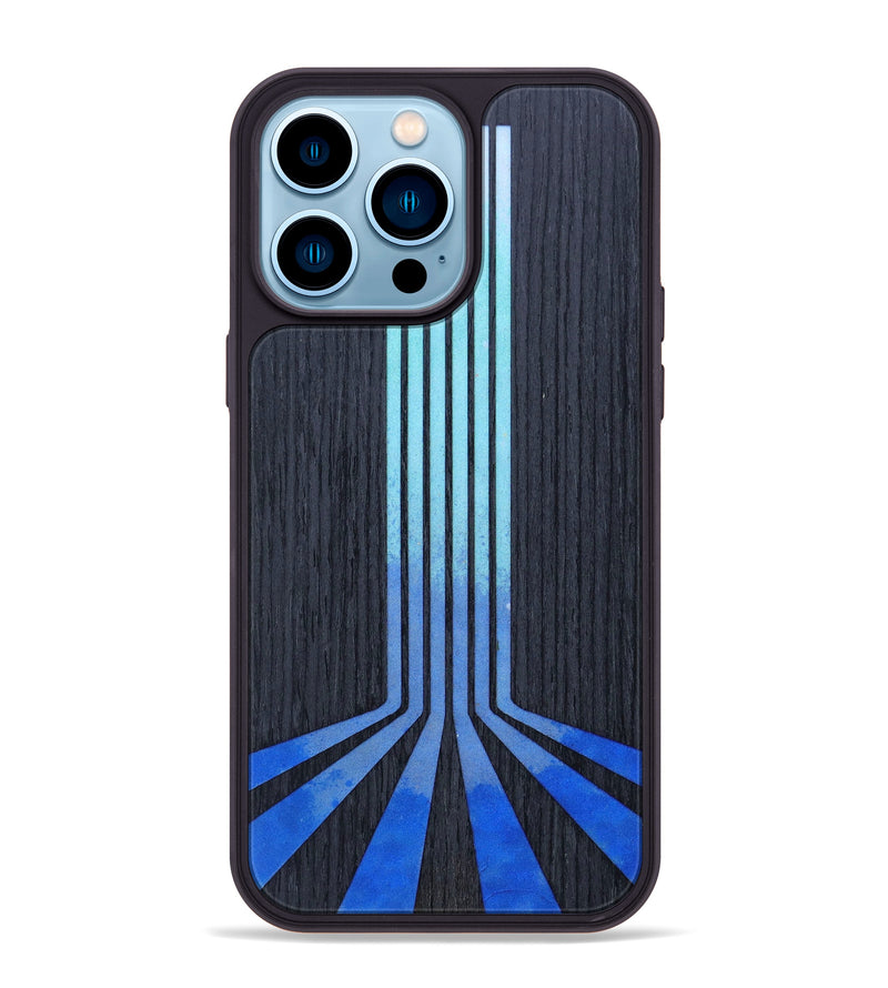 iPhone 14 Pro Max Wood+Resin Phone Case - Niko (Retro, 634855)