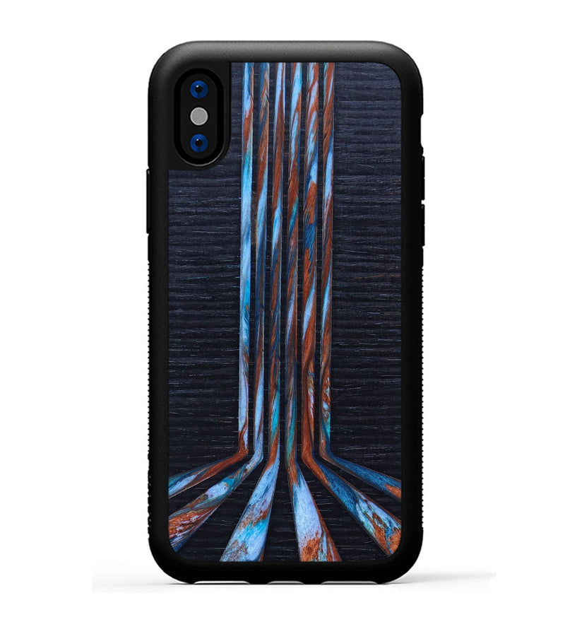 iPhone Xs Wood+Resin Phone Case - Sandy (Retro, 634462)