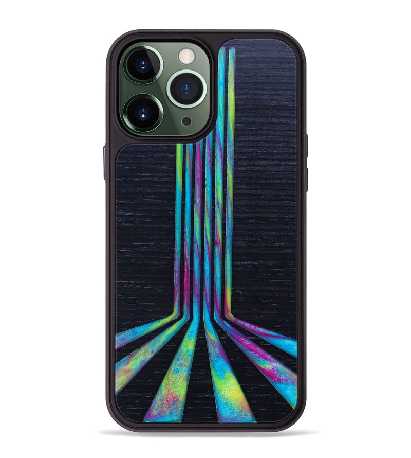 iPhone 13 Pro Max Wood+Resin Phone Case - Euphemia (Retro, 634157)