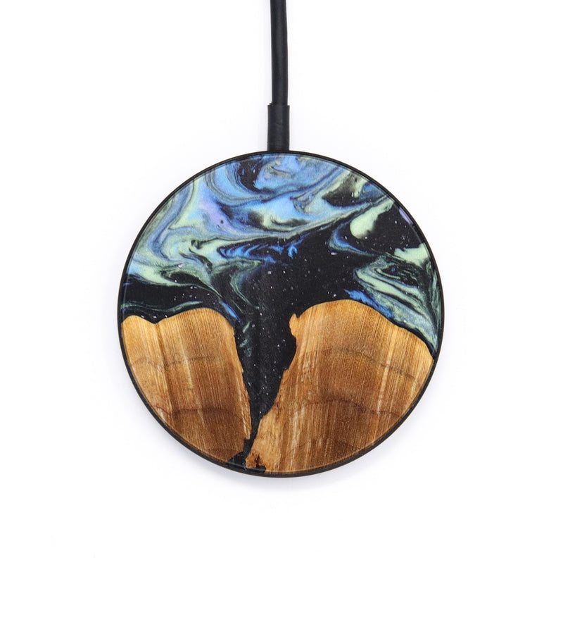 Circle Wood+Resin Wireless Charger - Niki (Aurora, 617451)