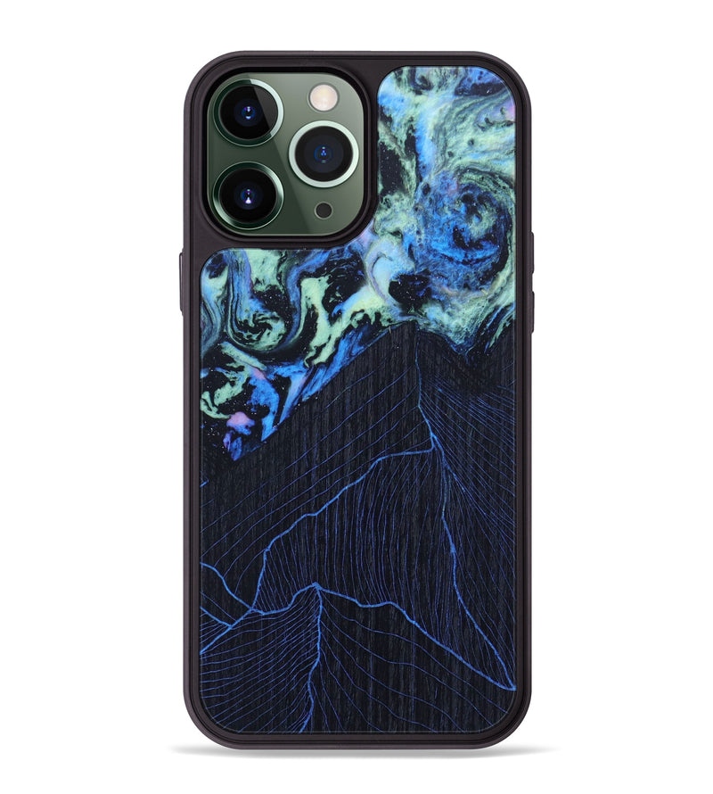 iPhone 13 Pro Max Wood+Resin Phone Case - Edmond (Aurora, 618547)