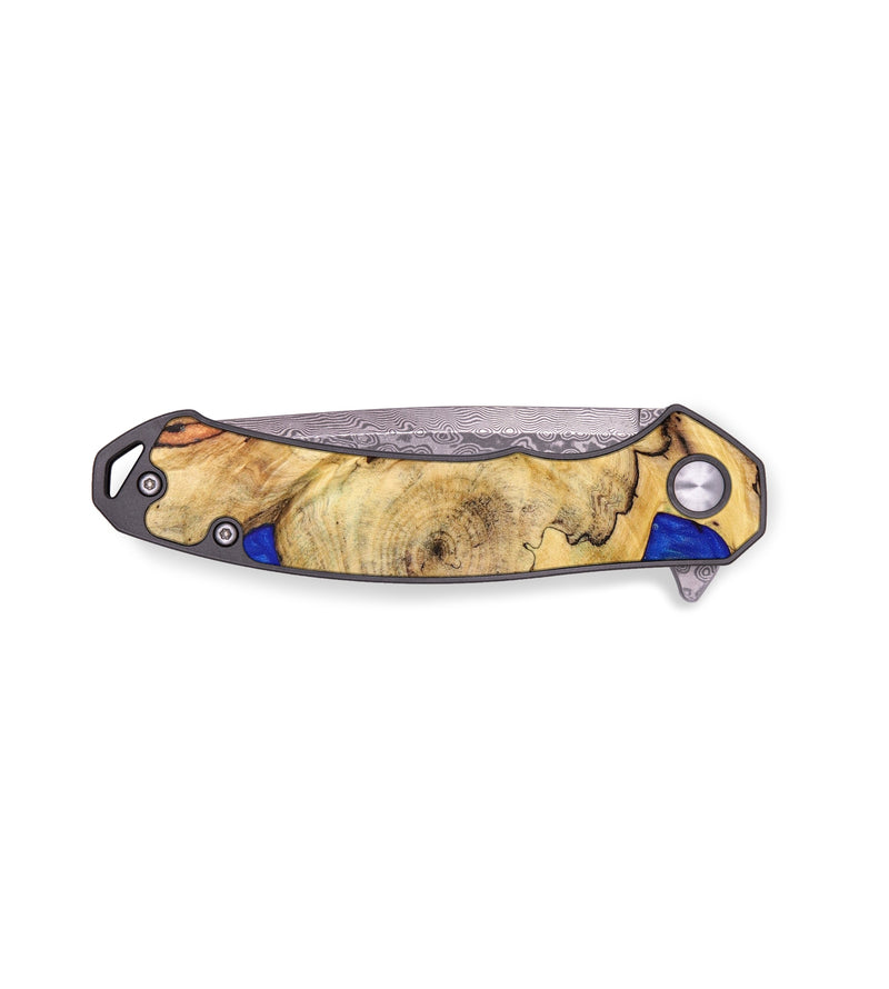 EDC Wood+Resin Pocket Knife - Muhammad (Buckeye Burl, 637587)