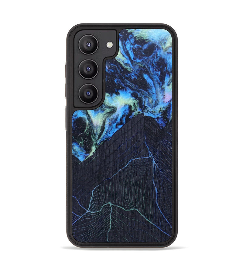 Galaxy S23 Wood+Resin Phone Case - Isaias (Aurora, 621271)