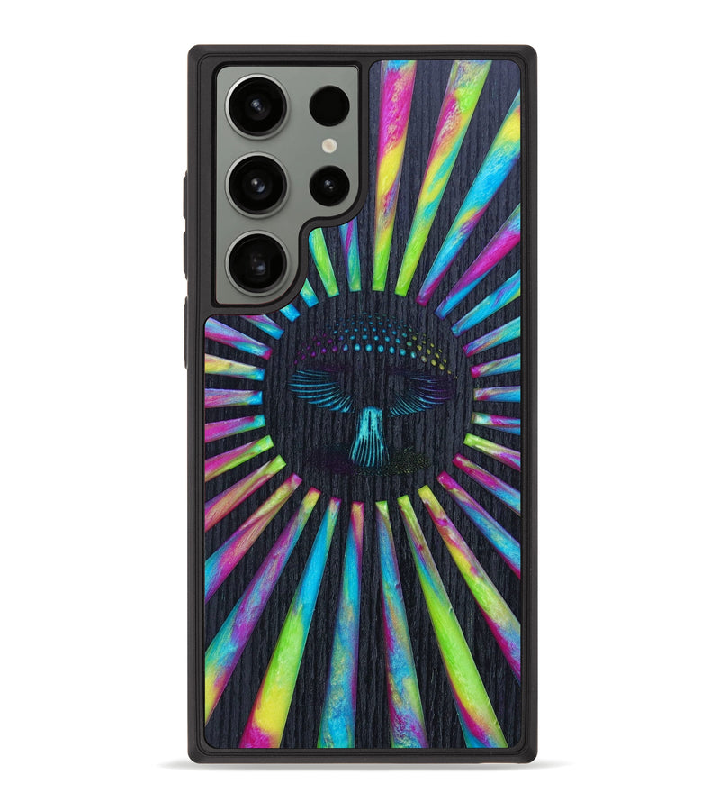 Galaxy S23 Ultra Wood+Resin Phone Case - Charlena (Retro, 633750)