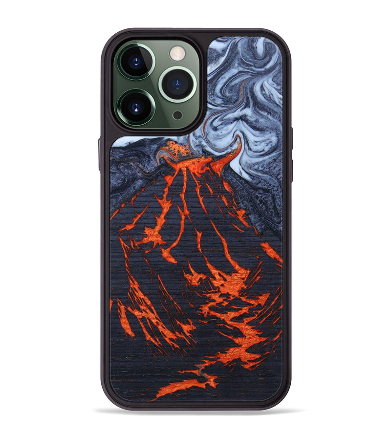 iPhone 13 Pro Max Wood+Resin Phone Case - Collins (Lava, 626309)
