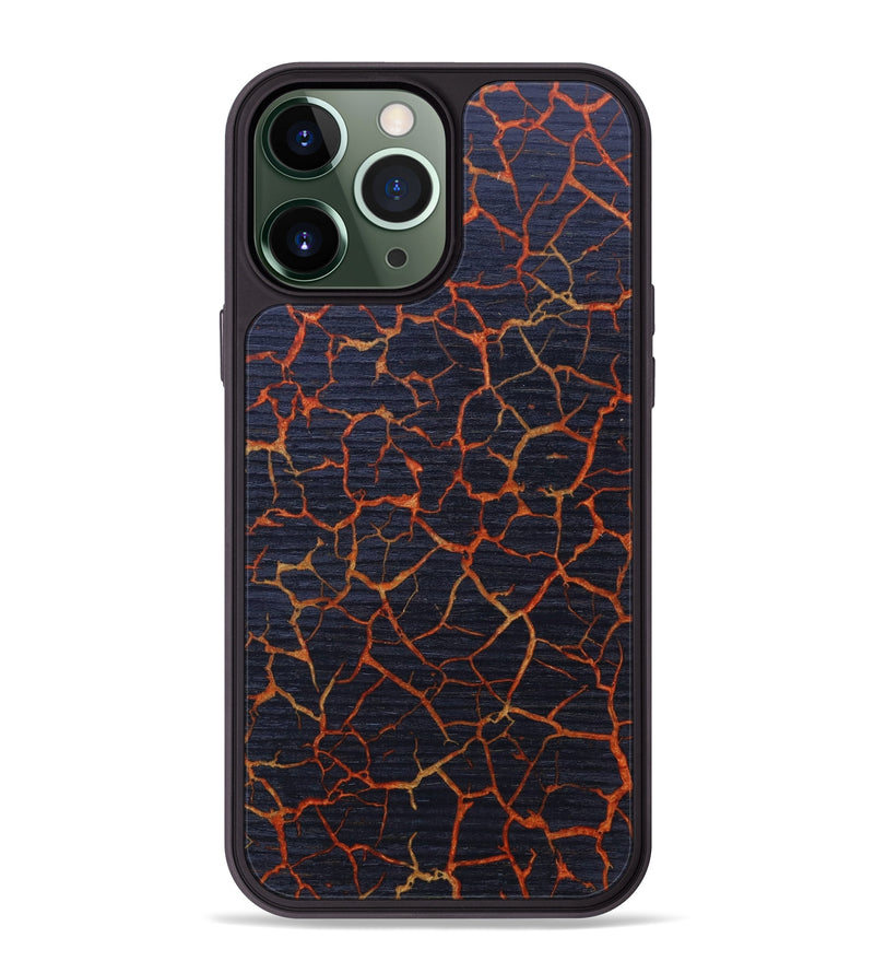 iPhone 13 Pro Max Wood+Resin Phone Case - Marla (Lava, 627539)