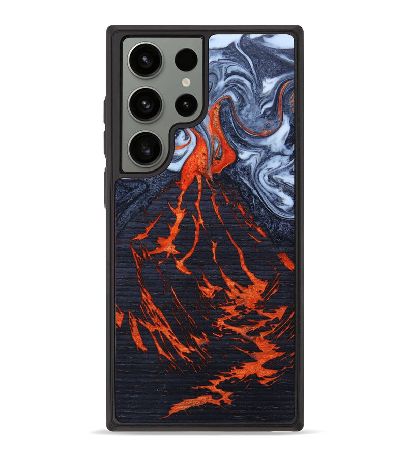 Galaxy S23 Ultra Wood+Resin Phone Case - Ellis (Lava, 626316)