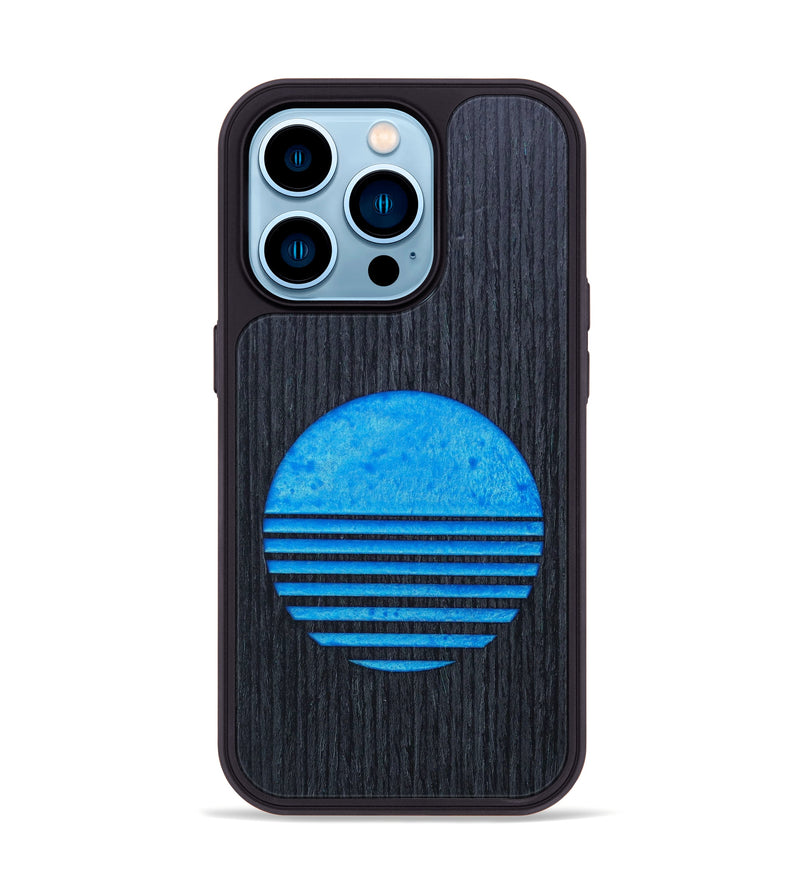 iPhone 14 Pro Wood+Resin Phone Case - Kari (Retro, 634700)