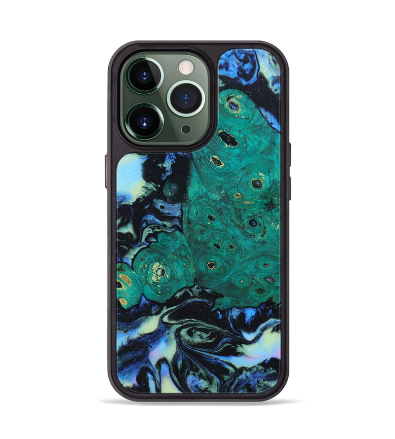 iPhone 13 Pro Wood+Resin Phone Case - Charlee (Aurora, 618491)