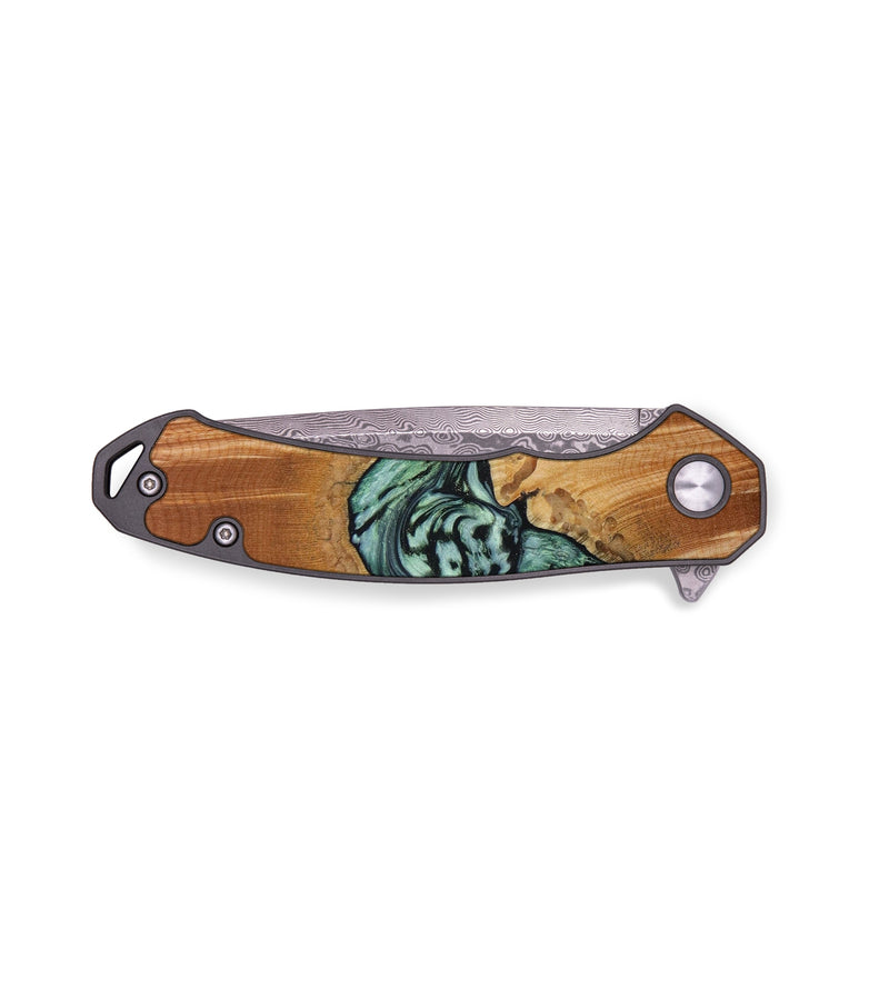 EDC Wood+Resin Pocket Knife - Bryanna (Artist Pick, 643116)
