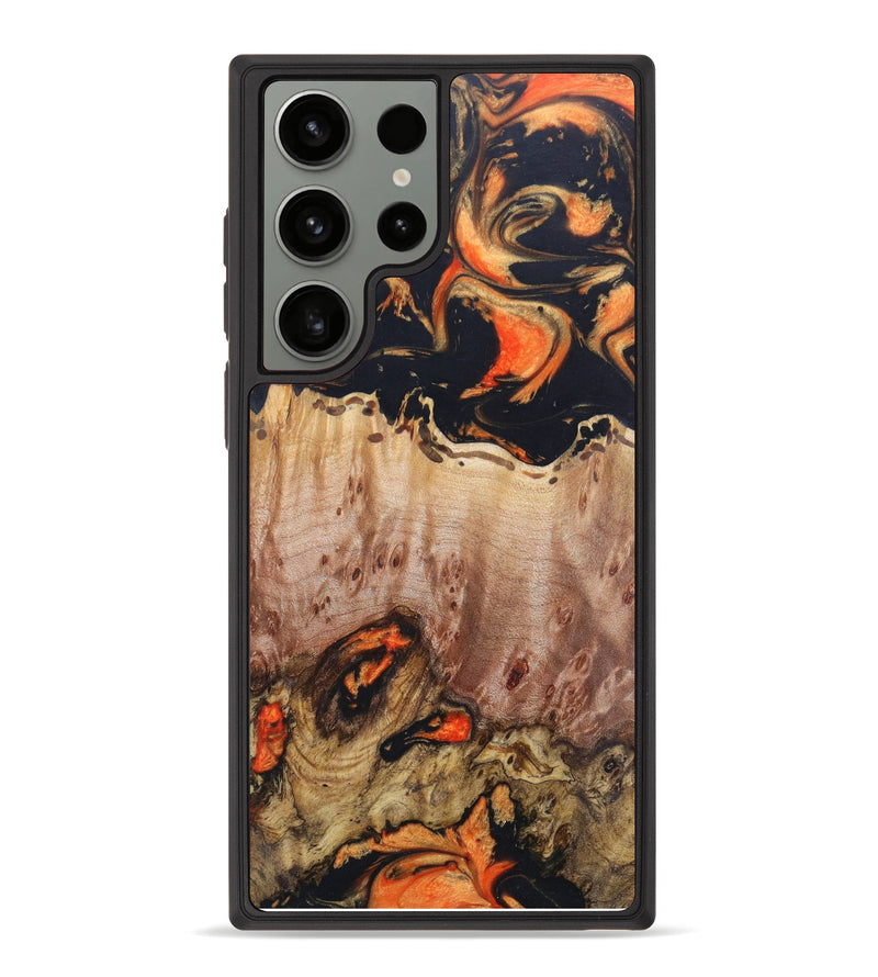 Galaxy S23 Ultra Wood+Resin Phone Case - Burl (Lava, 625053)
