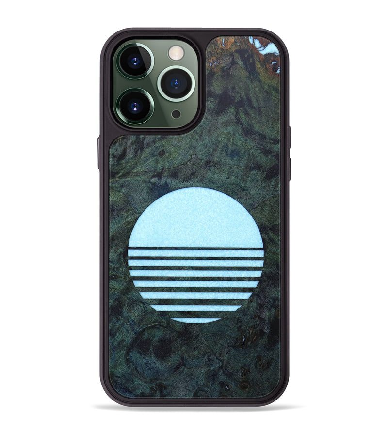 iPhone 13 Pro Max Wood+Resin Phone Case - Brenna (Retro, 634860)