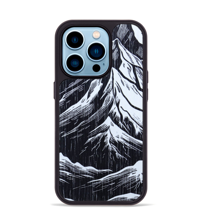 iPhone 14 Pro Wood+Resin Phone Case - Daisy (MNTNS, 645759)