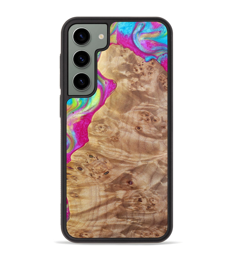 Galaxy S23 Plus Wood+Resin Phone Case - Faith (Retro, 634391)