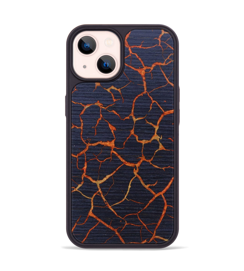 iPhone 14 Wood+Resin Phone Case - Jazmyne (Lava, 627550)