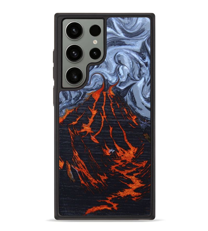 Galaxy S23 Ultra Wood+Resin Phone Case - Bob (Lava, 627580)