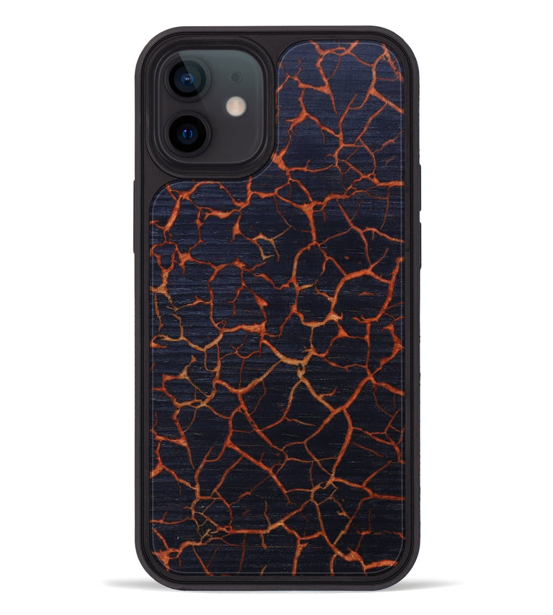iPhone 12 Wood+Resin Phone Case - Cary (Lava, 627083)