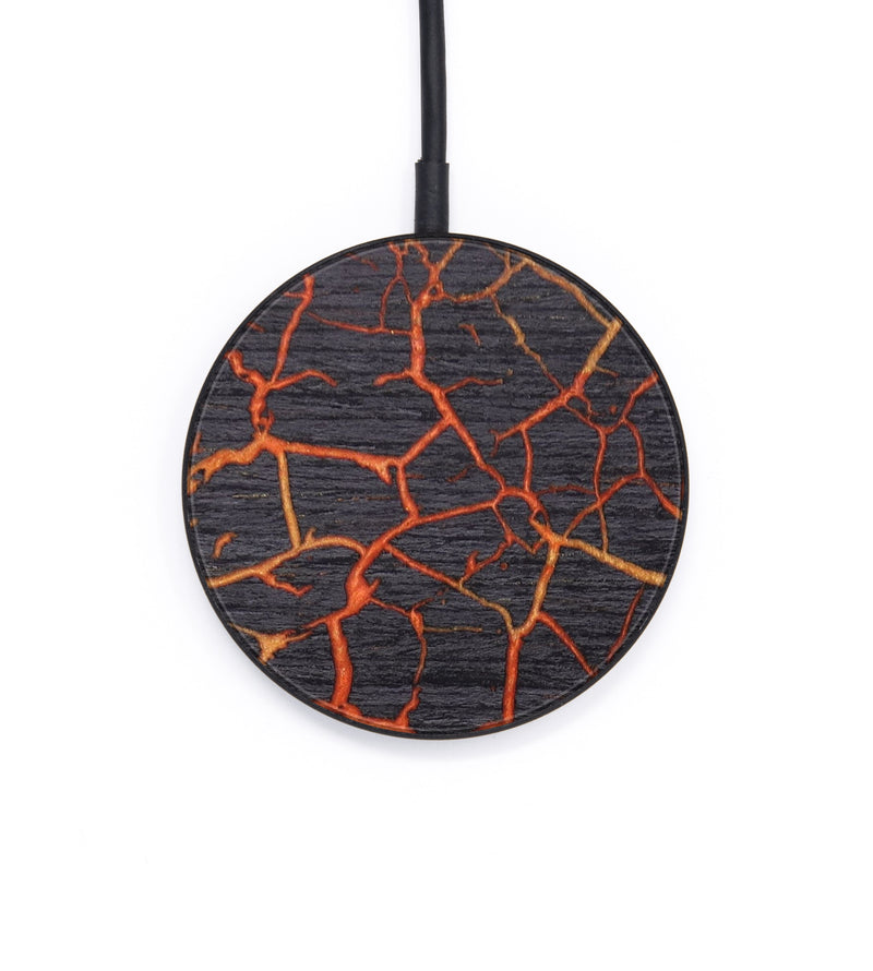 Circle Wood+Resin Wireless Charger - Maribeth (Lava, 626486)