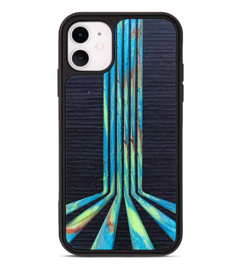 iPhone 11 Wood+Resin Phone Case - Jerome (Retro, 634844)