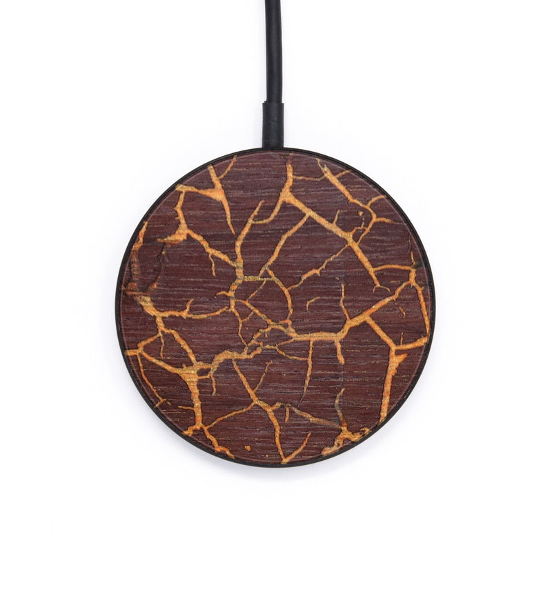 Circle Wood+Resin Wireless Charger - Lyle (Lava, 627027)