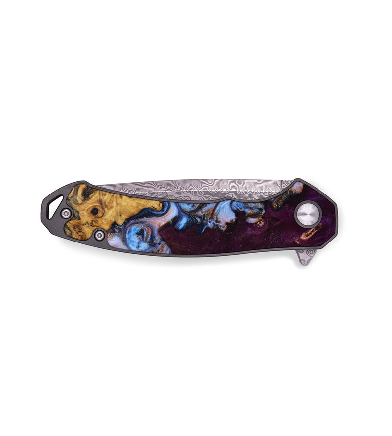 EDC Wood+Resin Pocket Knife - Denise (Artist Pick, 643164)