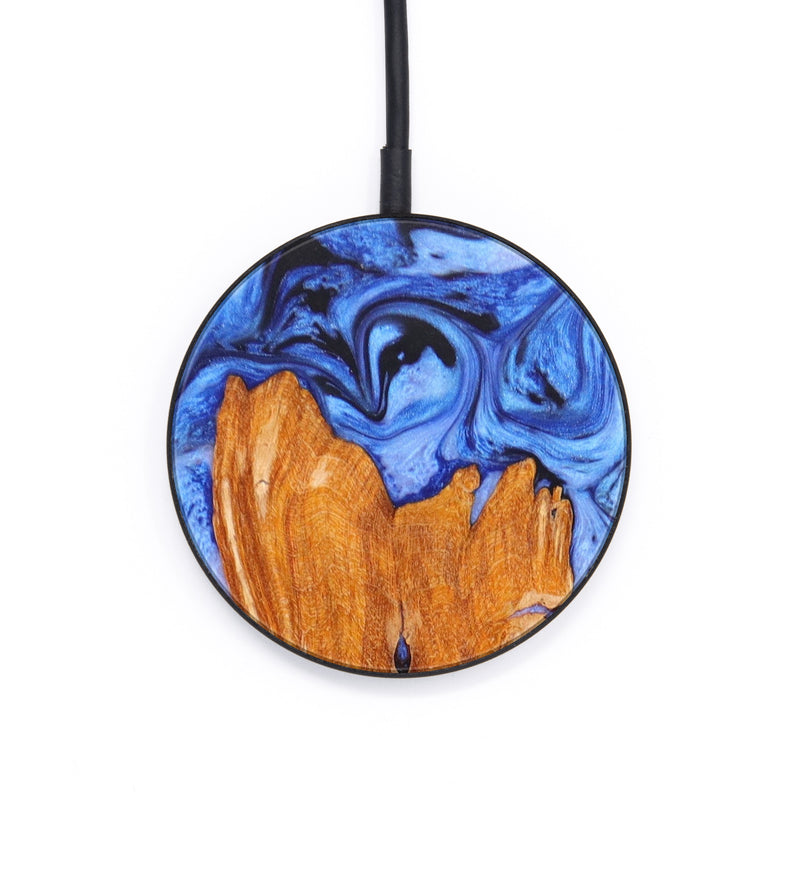 Circle Wood+Resin Wireless Charger - Lindsay (Artist Pick, 637843)