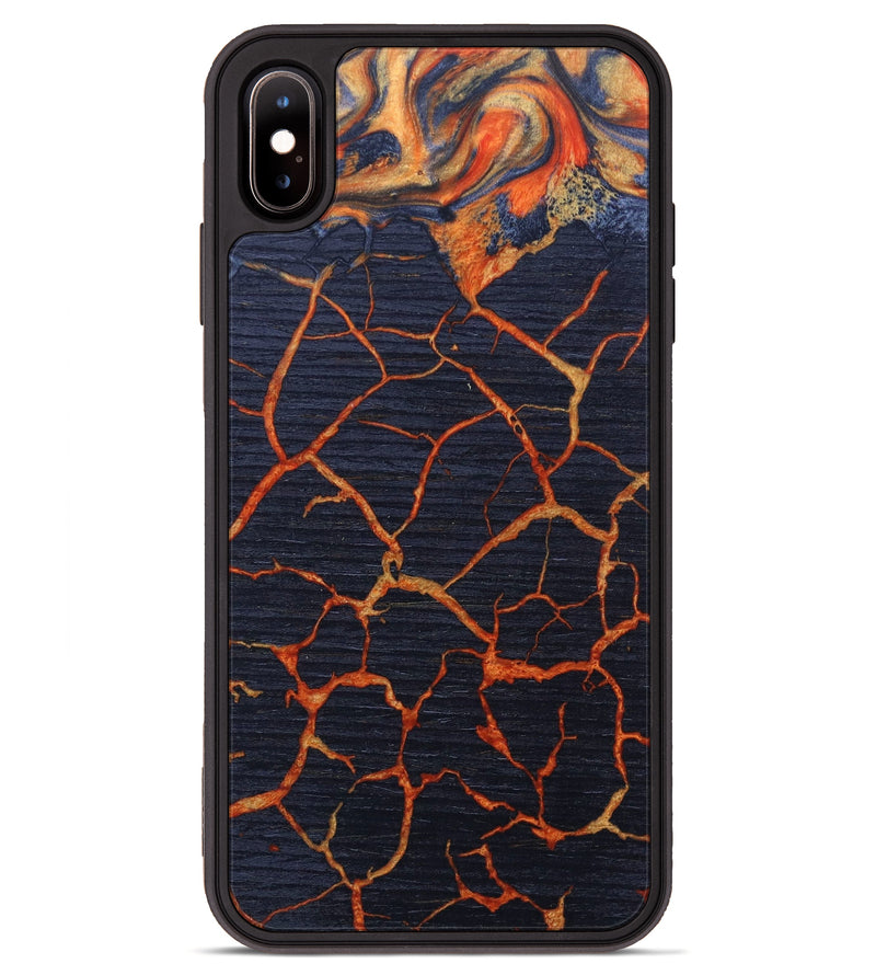 iPhone Xs Max Wood+Resin Phone Case - Ted (Lava, 627562)