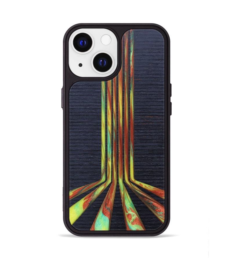 iPhone 13 Wood+Resin Phone Case - Myles (Retro, 634675)