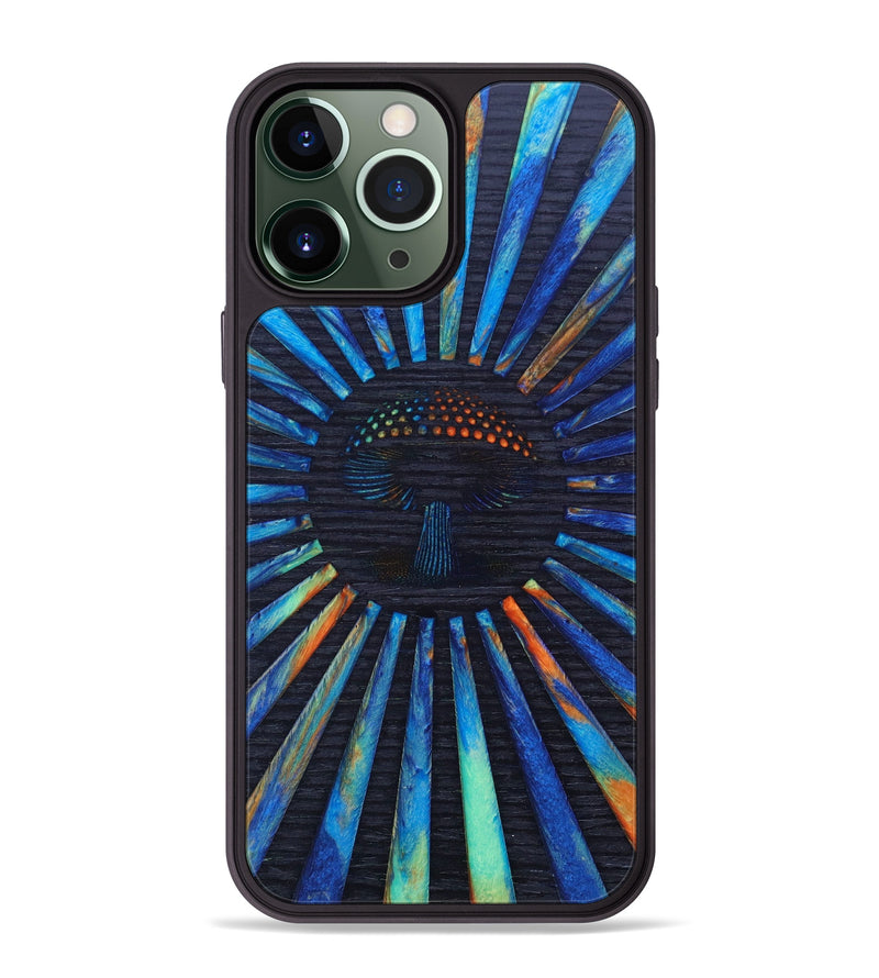 iPhone 13 Pro Max Wood+Resin Phone Case - Luciana (Retro, 634516)