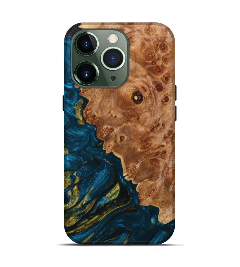 iPhone 13 Pro Wood+Resin Live Edge Phone Case - Maximus (Artist Pick, 635694)
