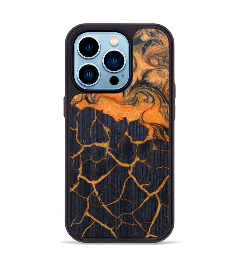 iPhone 14 Pro Wood+Resin Phone Case - Elmo (Lava, 624884)