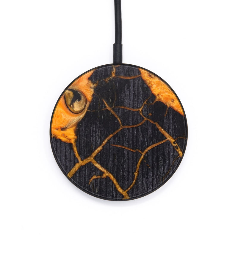 Circle Wood+Resin Wireless Charger - Deasia (Lava, 625458)