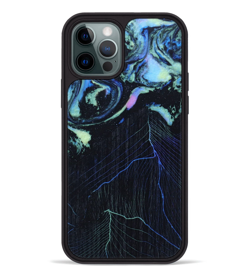iPhone 12 Pro Wood+Resin Phone Case - Lorri (Aurora, 618489)