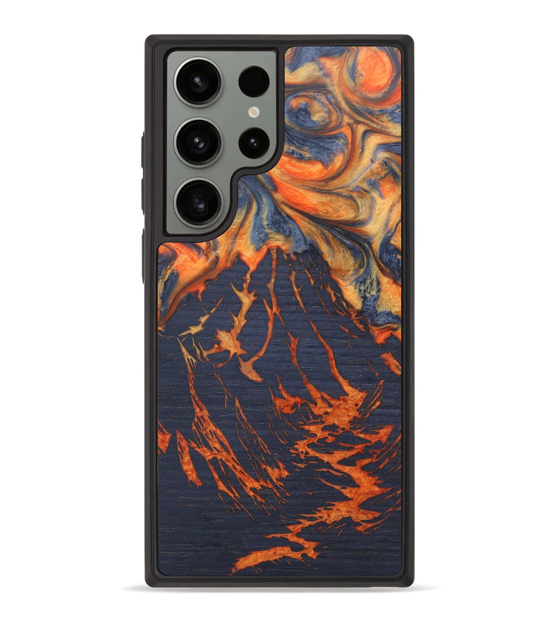 Galaxy S23 Ultra Wood+Resin Phone Case - Cailyn (Lava, 627679)