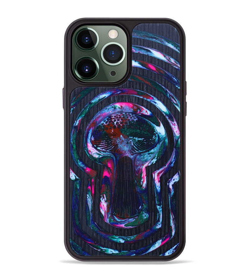 iPhone 13 Pro Max Wood+Resin Phone Case - Alexander (Retro, 634515)