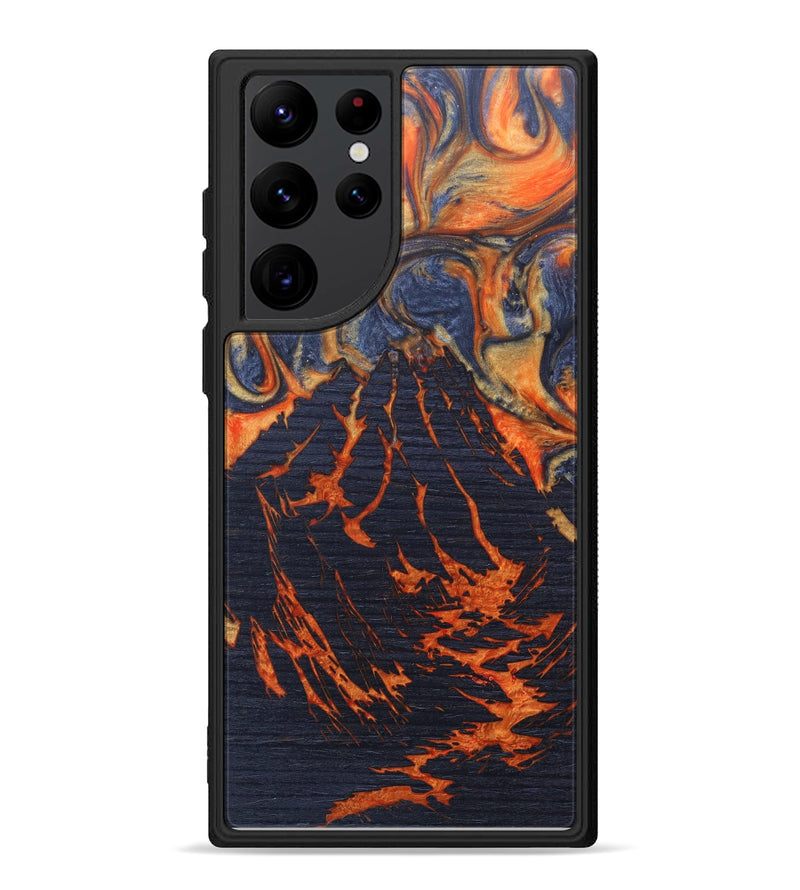 Galaxy S22 Ultra Wood+Resin Phone Case - Aiyana (Lava, 627540)