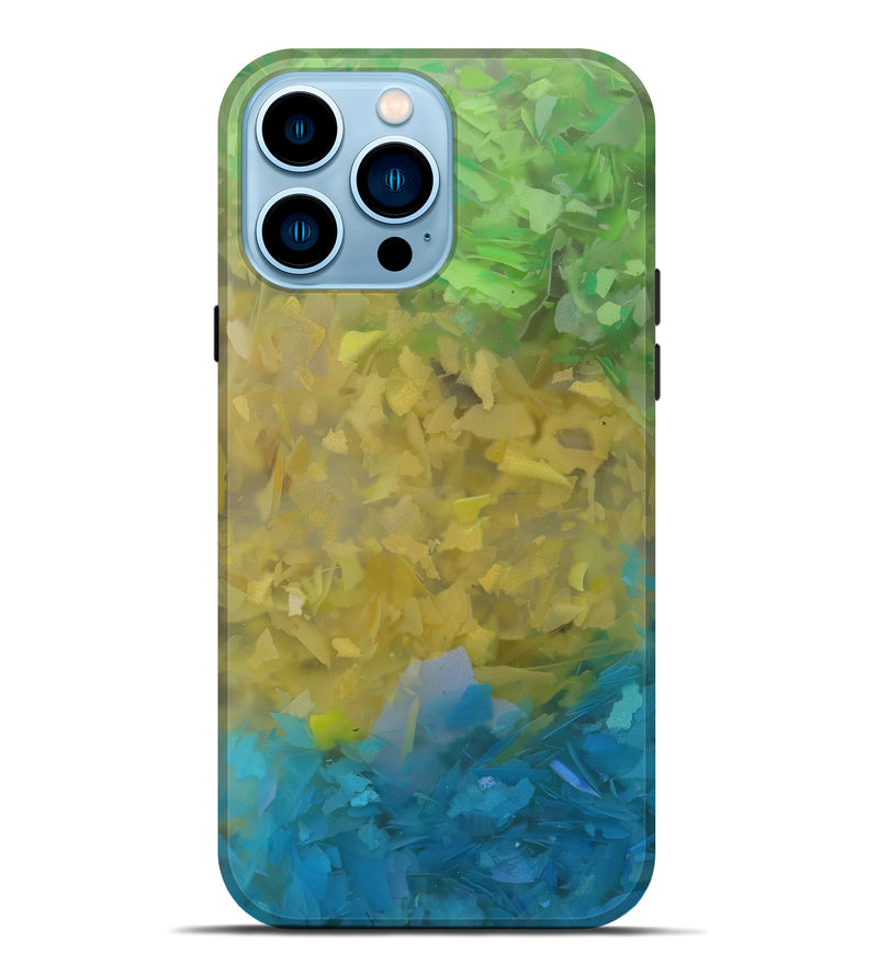 iPhone 14 Pro Max ResinArt Live Edge Phone Case - Chellappan (Confetti, 584106)