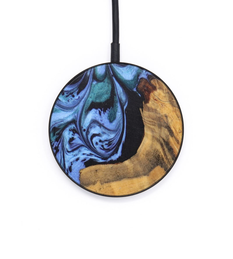 Circle Wood+Resin Wireless Charger - Luka (Aurora, 621948)