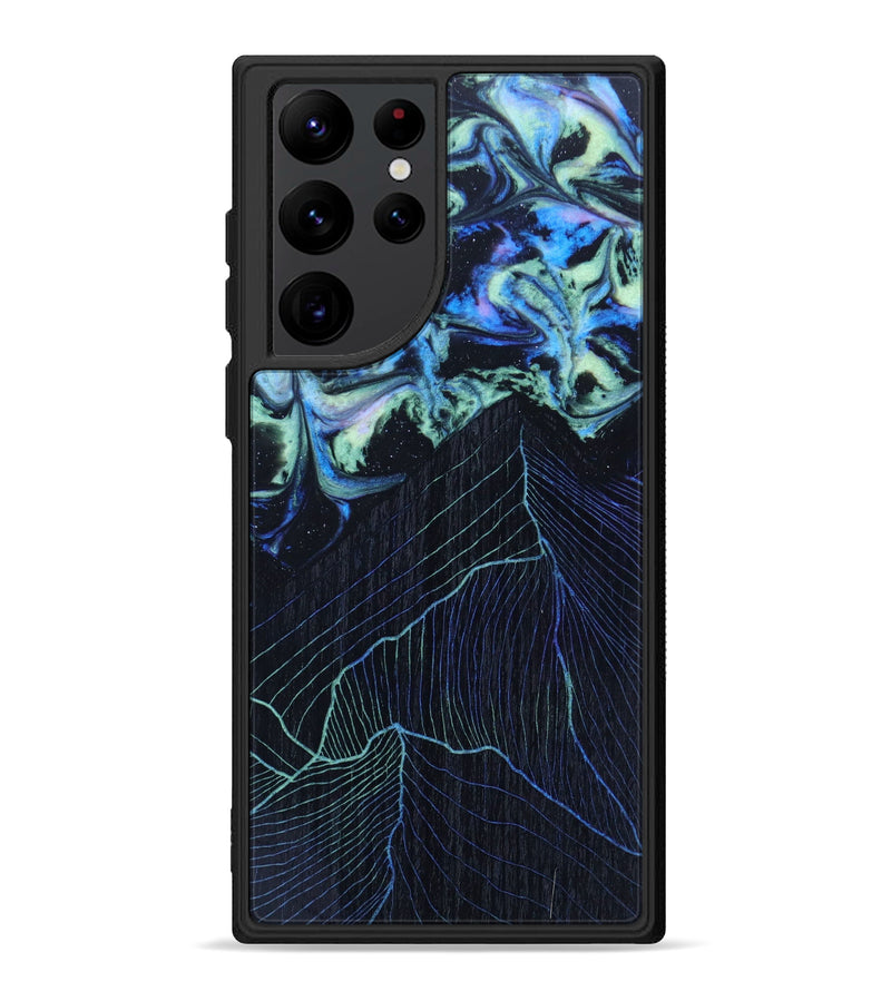 Galaxy S22 Ultra Wood+Resin Phone Case - Alden (Aurora, 618501)