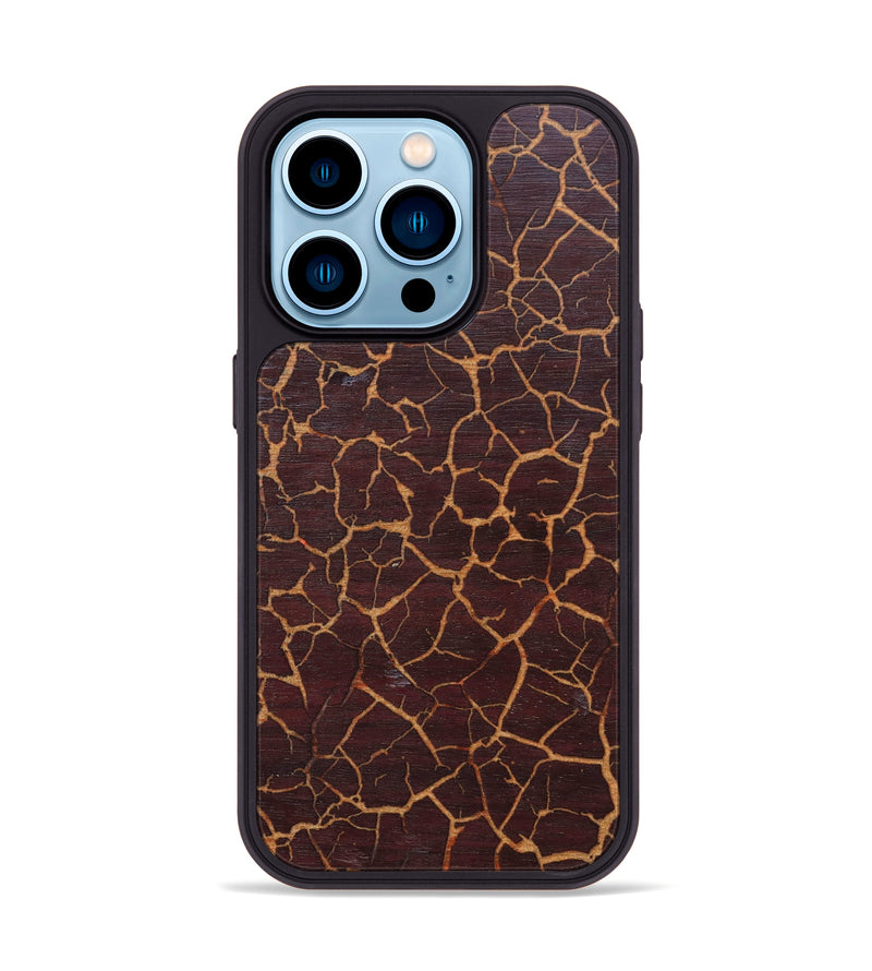 iPhone 14 Pro Wood+Resin Phone Case - Liana (Lava, 627108)