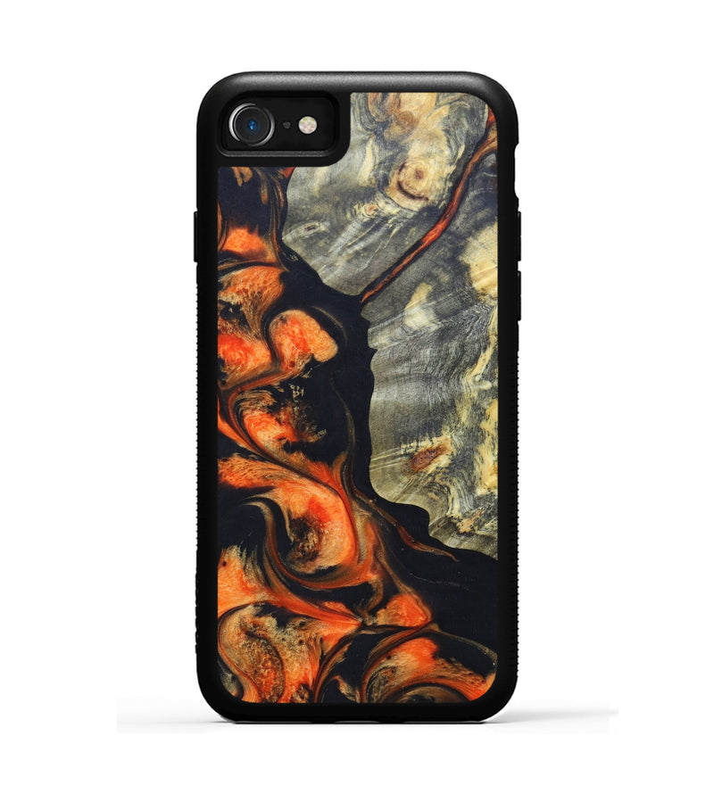 iPhone SE Wood+Resin Phone Case - Arthur (Lava, 625005)