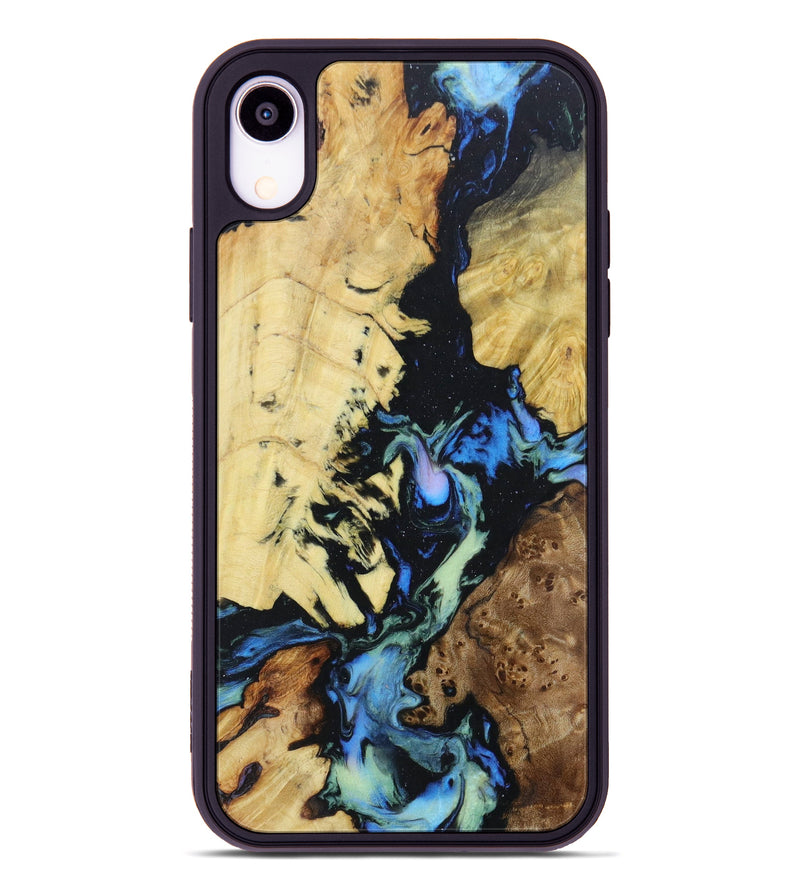 iPhone Xr Wood+Resin Phone Case - Ashely (Aurora, 618506)