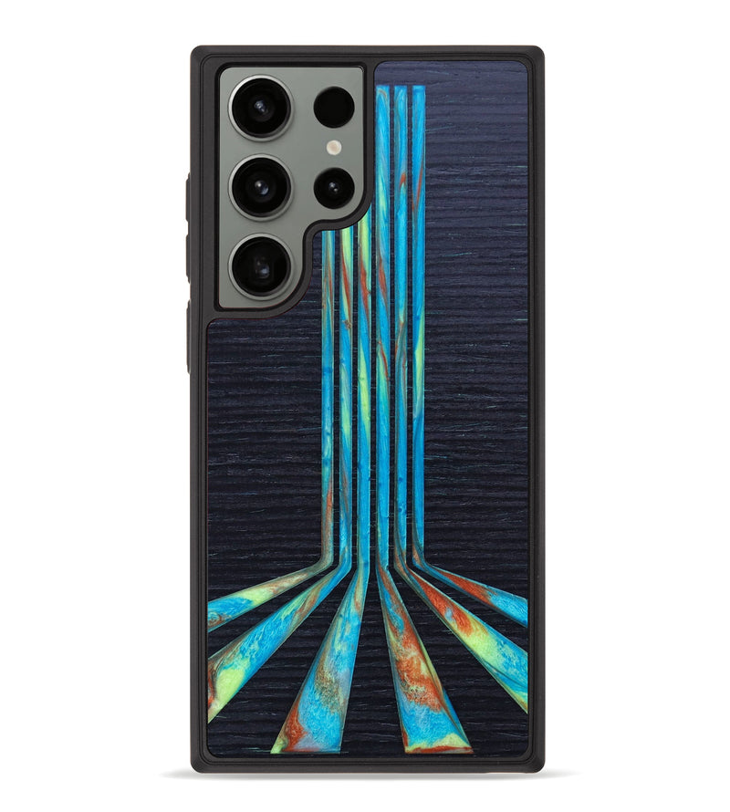 Galaxy S23 Ultra Wood+Resin Phone Case - Kason (Retro, 634832)