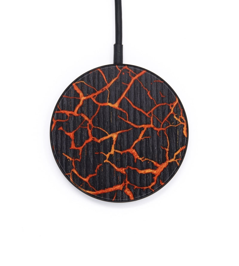 Circle Wood+Resin Wireless Charger - Lynda (Lava, 627026)