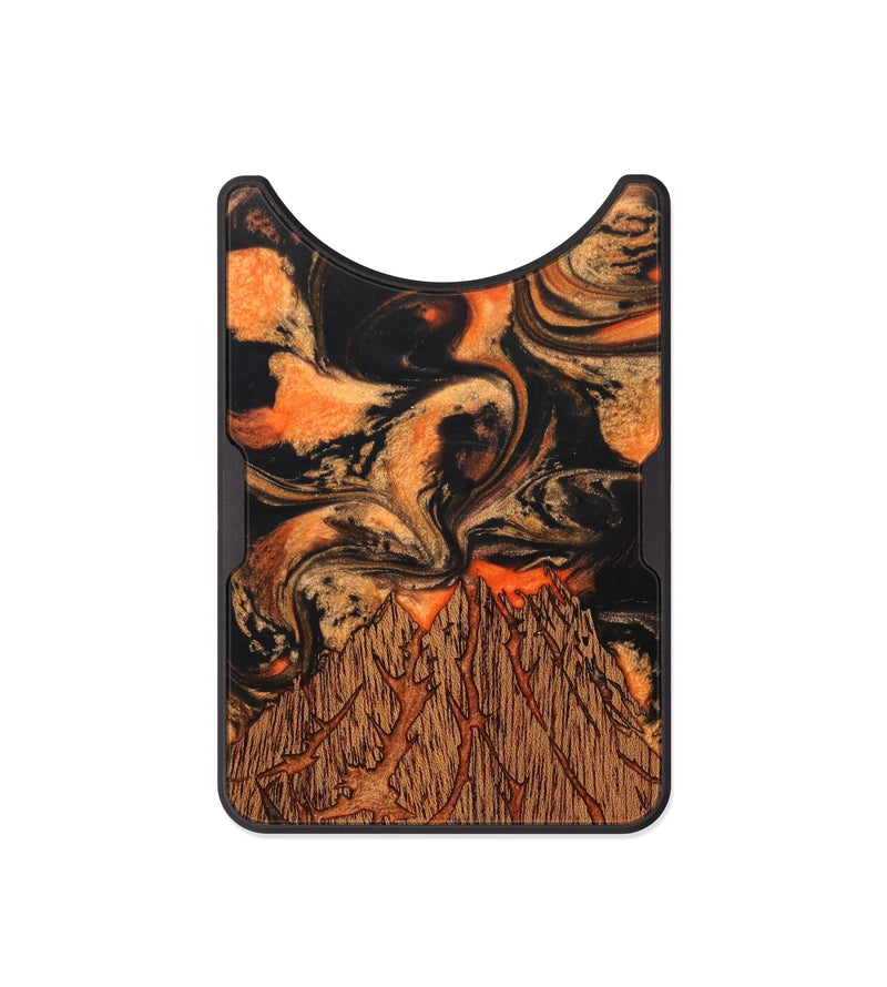 Alloy Wood+Resin Wallet - Julius (Lava, 627980)