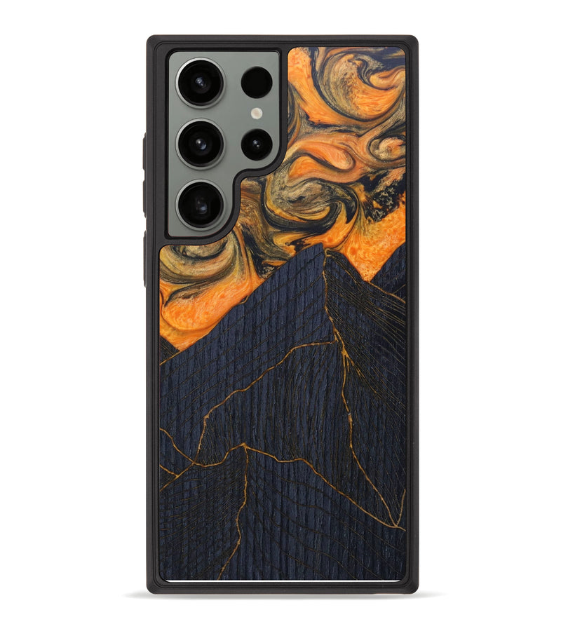 Galaxy S23 Ultra Wood+Resin Phone Case - Bobbie (Lava, 624907)