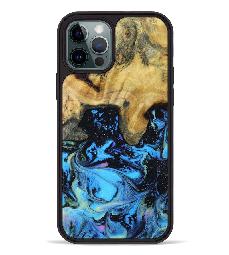 iPhone 12 Pro Wood+Resin Phone Case - Graham (Aurora, 617686)