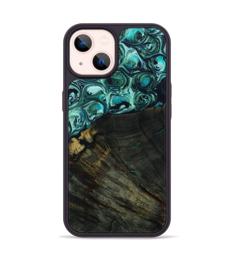iPhone 14 Wood+Resin Phone Case - Santiago (Artist Pick, 648641)