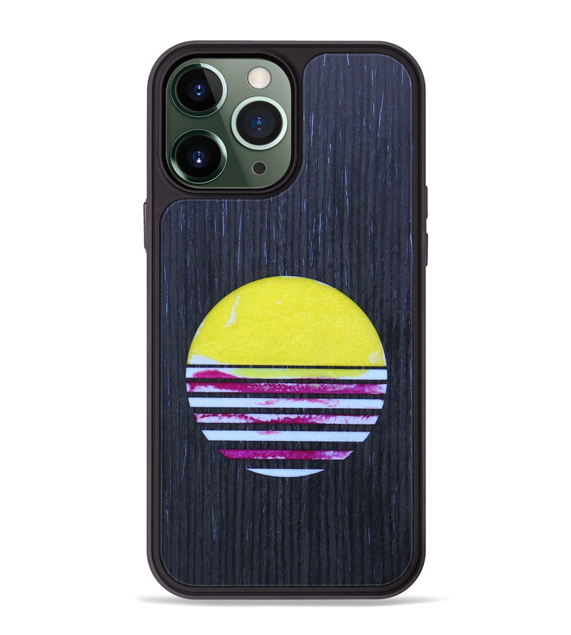 iPhone 13 Pro Max Wood+Resin Phone Case - Kobe (Retro, 634399)