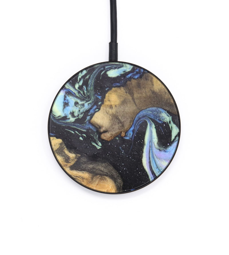 Circle Wood+Resin Wireless Charger - Elaine (Aurora, 617411)